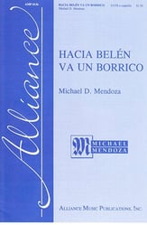 Hacia Belen Va Un Borrico SATB choral sheet music cover